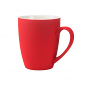 Кружка Elegante, софт-тач, 350мл,  красная-S Кружка Elegante, софт-тач, 350мл,  красная-S