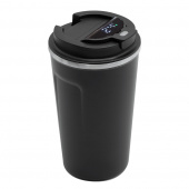 Термокружка Moon с дисплеем, 380мл, черная