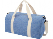 Спортивная сумка Pheebs из переработанного хлопка (синий)