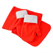 Набор в зимнюю стужу, шапка, шарф, варежки в чехле  529701