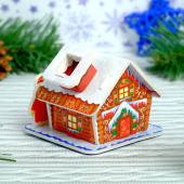 Конструктор фигурки"Дом деда мороза" 3Д   3564567