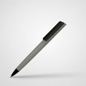 Ручка пластиковая шариковая C1 soft-touch (серый)