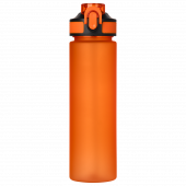 Бутылка для воды Флип, оранжевая