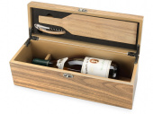 Набор аксессуаров для вина и сыра Винодел (светло-коричневый)