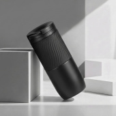 Герметичная вакуумная термокружка Pillar, 550 мл (черный)