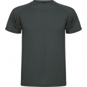 Спортивная футболка MONTECARLO мужская, ТЕМНЫЙ ГРАФИТ S