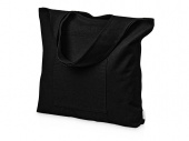 Сумка-шоппер Vest из хлопка 340 г/м2 (черный)