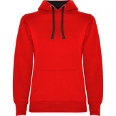 Толстовка URBAN WOMAN женская, КРАСНЫЙ/ЧЕРНЫЙ 2XL