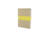 Набор записных книжек Cahier, ХLarge (в клетку) (бежевый)
