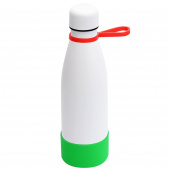 Термобутылка герметичная вакуумная Olivia To Go, белый/красный/зеленый Термобутылка герметичная вакуумная Olivia To Go, белый/красный/зеленый