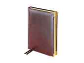 Ежедневник А5 полудатированный Imperium (коричневый)