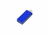 USB 2.0- флешка мини на 32 Гб с мини чипом в цветном корпусе (синий)