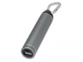 Внешний аккумулятор Марс с карабином, 2600 mAh (серый)