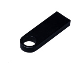 USB 3.0-флешка на 64 Гб с мини чипом и круглым отверстием (черный)