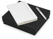 Подарочный набор Moleskine Picasso с блокнотом А5 и ручкой (белый)