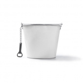 Металлическое ведро LAMBIC, Белый