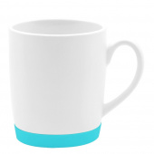 Кружка Make Me To Go, белая/морская волна