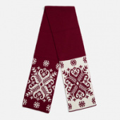 Шарф Wintertude M, красный с белым
