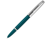 Ручка перьевая Parker 51 Core, F (бирюзовый, серебристый)