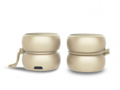 Портативные парные колонки TWS YoYo Stereo (золотистый)