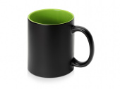 Кружка-хамелеон Surprise матовая (черный, зеленое яблоко)