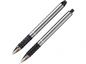 Подарочный набор ручек Tactical Grip Duo (черный)