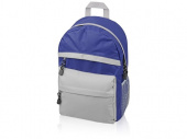 Рюкзак "Универсальный" (синяя спинка), синий/серый