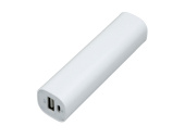 Внешний аккумулятор Digi прямоугольной формы, 2200 mAh (белый)