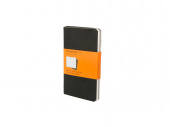 Набор записных книжек Cahier, Pocket (в линейку), А6 (черный)