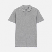 Рубашка поло унисекс Pulse, серый меланж