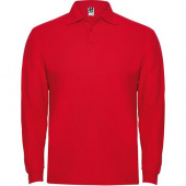 Футболка поло ESTRELLA L/S мужская, КРАСНЫЙ XL