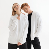 Толстовка на молнии, унисекс TORRES белая, размер XL