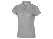 Рубашка поло First 2.0 женская (серый меланж)