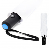 Автоматический противоштормовой зонт Vortex To Go, белый/голубой