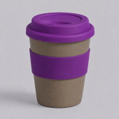 Стакан из бамбукового волокна Café (фиолетовый, серый)