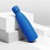 Вакуумная термобутылка Vacuum bottle C1, soft touch, 500 мл (синий классический )