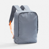 Рюкзак B2, серый с оранжевыми стропами