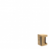 Коробка для кружки &amp;quot;Magic&amp;quot;с окном, коричневый