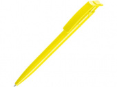 Ручка шариковая пластиковая "RECYCLED PET PEN", синий, 1 мм, желтый