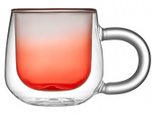 Кружка с двойными стенками и градиентом Fog (красный)