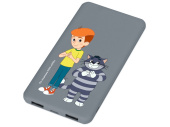 Внешний аккумулятор Простоквашино, 5000 mAh (серый)