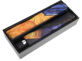 Набор Ван Гог. Терраса кафе ночью: платок, складной зонт (оранжевый, темно-синий, разноцветный)