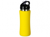 Бутылка для воды Bottle C1, сталь, soft touch, 600 мл (желтый)