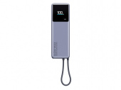 Внешний аккумулятор со встроенным кабелем Xiaomi 165W Power Bank, 10000 мАч (серый)