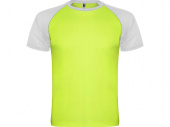 Спортивная футболка Indianapolis мужская (неоновый зеленый, белый)