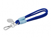 Брелок-браслет Bohemian (синий, голубой, серебристый)