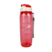 Пластиковая бутылка Сингапур, красный