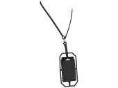 Картхолдер RFID со шнурком (черный)