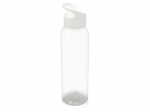 Бутылка для воды Plain (белый, прозрачный)