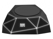Док-станция с быстрой беспроводной зарядкой Geo Dock (антрацит)